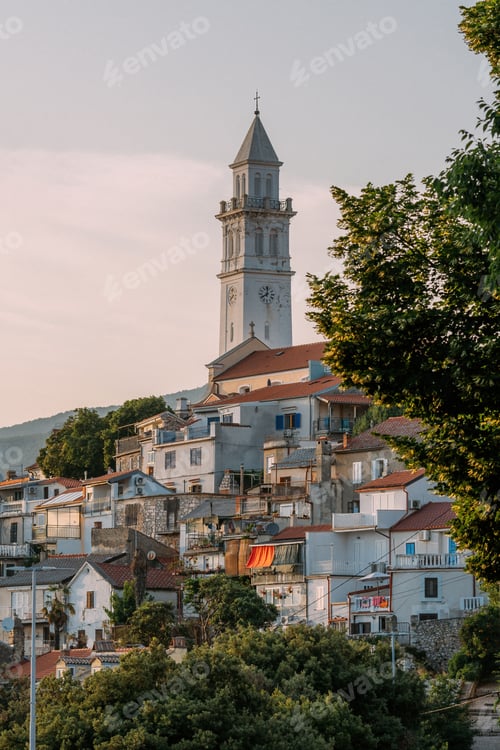Preview: Townscape of beautiful coastal town of Novi Vinodolski in Croatia