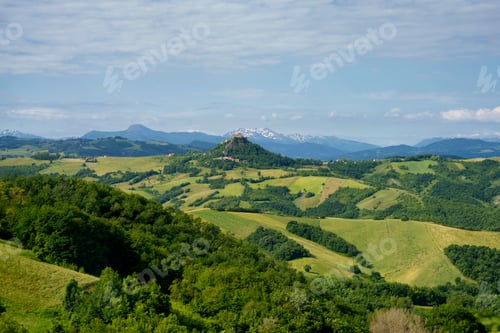 Preview: Rural landscape near San Polo and Canossa, Emilia-Romagna