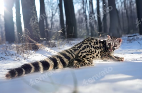 Preview: Common genet in nature