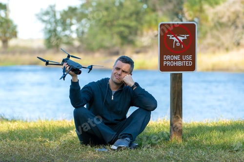Preview: Operator is disappointed because he can not fly his quadcopter in national park
