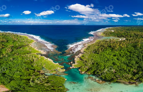 Preview: The Blue Lagoon from drone, Port Vila, Efate, Vanuatu