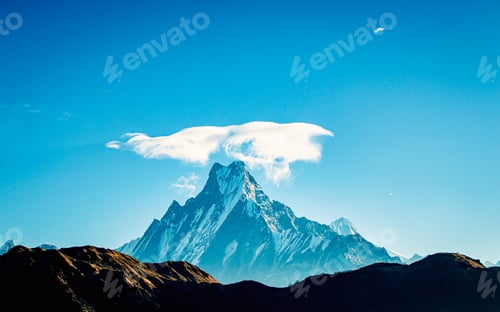 Preview: mountains Machhapuchre range