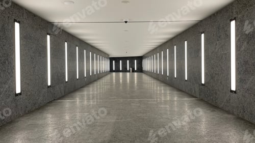 Preview: Closeup of a beautiful hallway inside of a building in Berlin, Germany