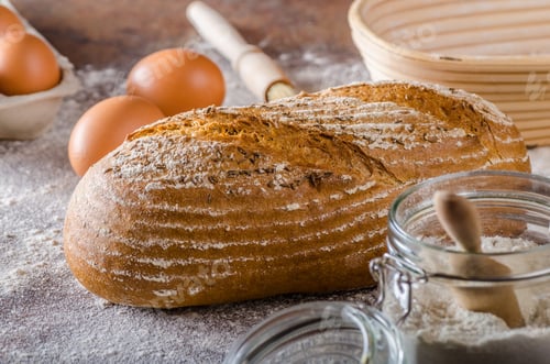 Preview: Homemade sourdough bread rustic