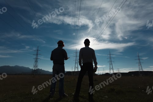 Preview: engineer meeting at power station