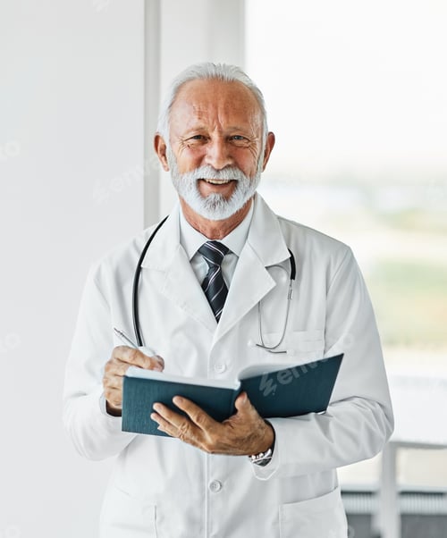 Preview: senior elderly gray hair active doctor hospital medical medicine health care clinic