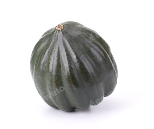 Preview: Decorative colorful pumpkin collection isolated on white background