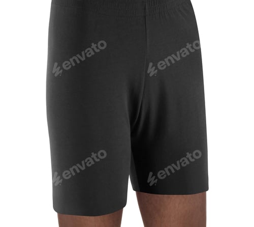 Preview: pair of black boxer shorts isolated on white