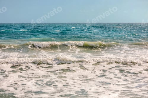 Preview: blue ocean waves