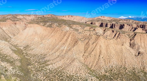 Preview: "Coloraos" of Gorafe badlands desert in Andalusia, Spain