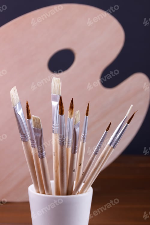 Preview: Set of painting brushes