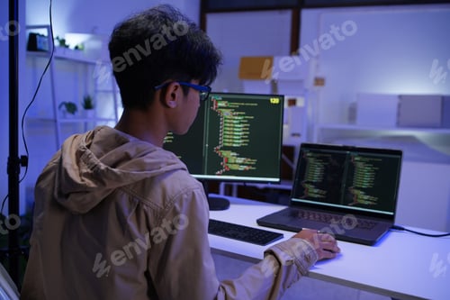 Preview: Development programmer working in website a software and coding technology