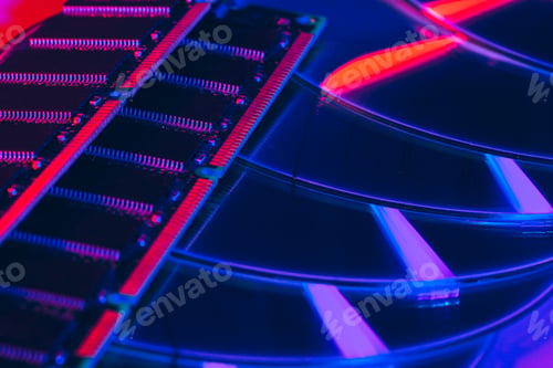 Preview: computer random access memory (RAM) close up