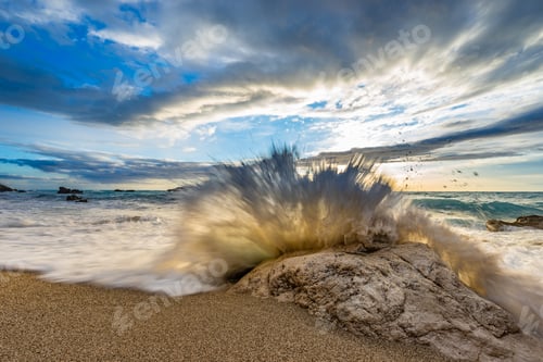 Preview: Sunset at the beach in Lefkas
