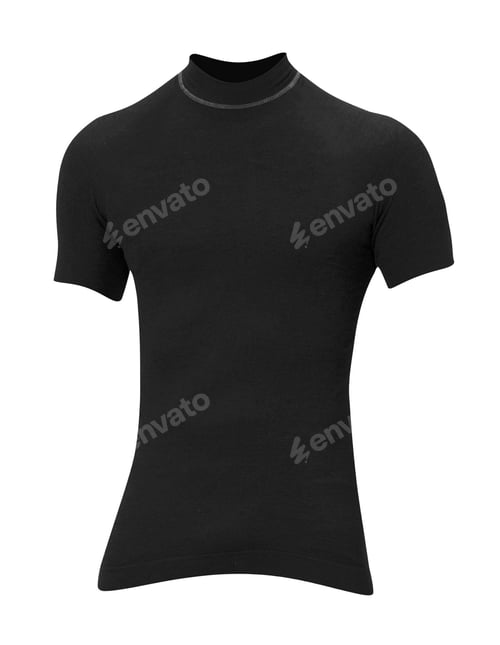 Preview: Black Tshirt on a white background