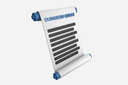Preview: Quest Scroll 3D Illustration