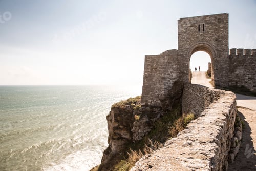Preview: View of castle on coast at Kaliakra, Bulgaria