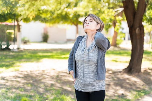 Preview: Active Woman Suffering From Neck Pain