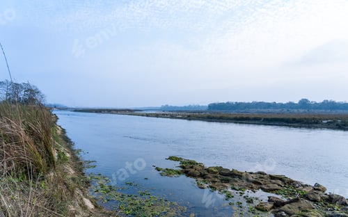 Preview: Landscape view of Rapti river in Chitwan