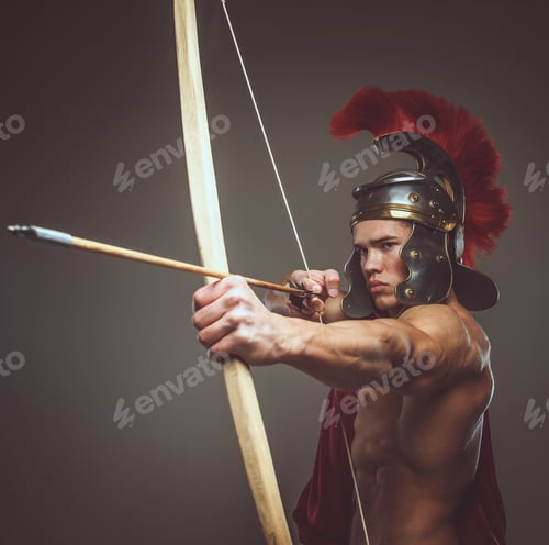 Preview: Roman warrior with bow.