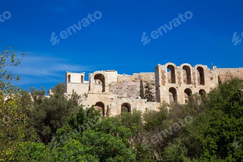 Preview: Historic Landmark, Odeon of Herodes Atticus, in the Acropolis of Athens, Greece
