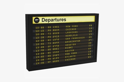 Preview: Airport Departures Board