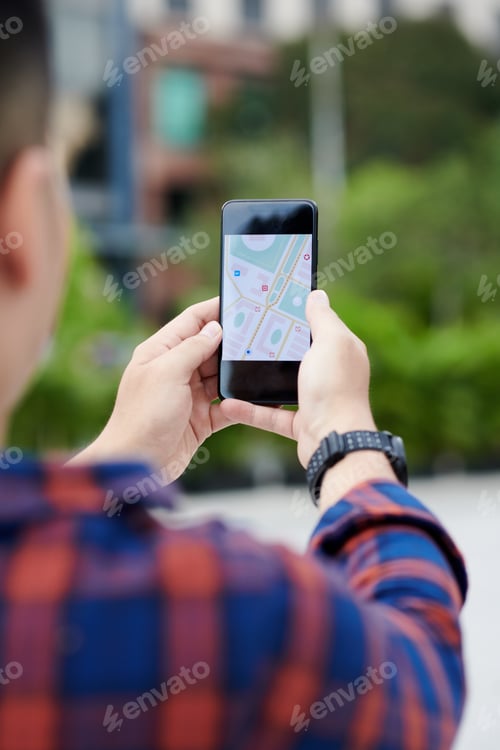 Preview: Man Navigating to Place