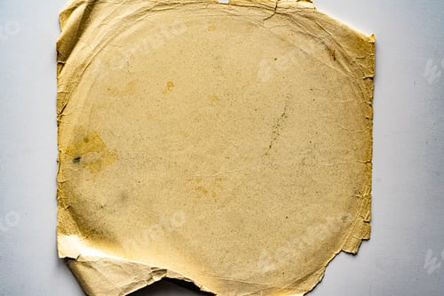 Preview: a old piece of crumpled ancient paper isolated texture