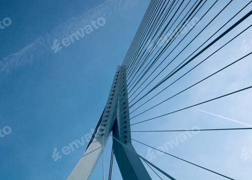 Preview: Low Angle View of Modern Bridge Architecture