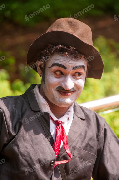Preview: Portrait of impersonator as a joker, India.