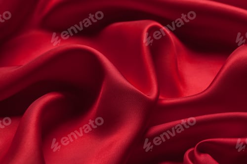 Preview: Red cloth waves background texture