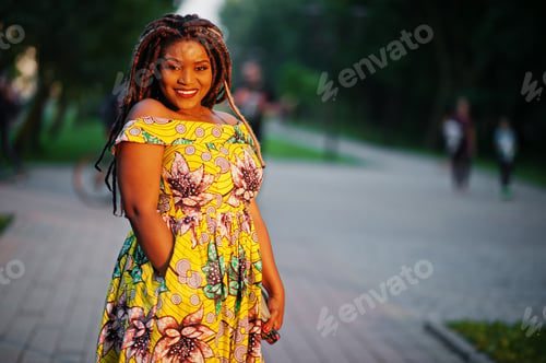 Preview: Cute small height african american girl