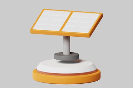 Preview: Stylized Solar Panel Array