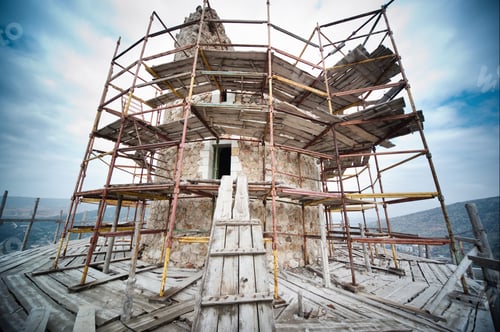 Preview: reconstruction of old fortress