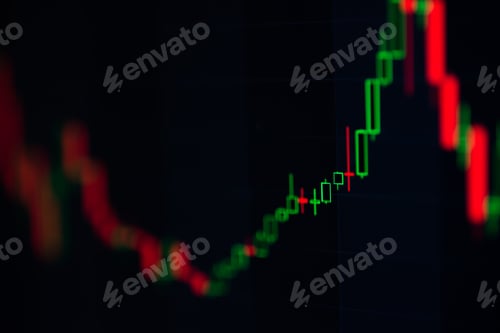 Preview: Close-up LED charts and summary info for making stock trading graph