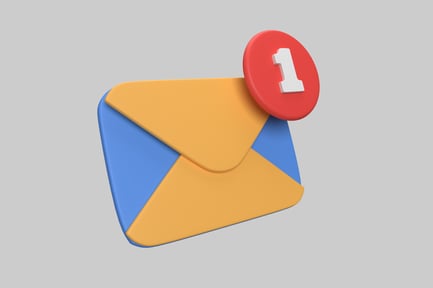 Vista previa: Icono de alerta de sobre de mensaje nuevo