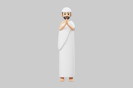 Preview: Pilgrim garment cartoon character