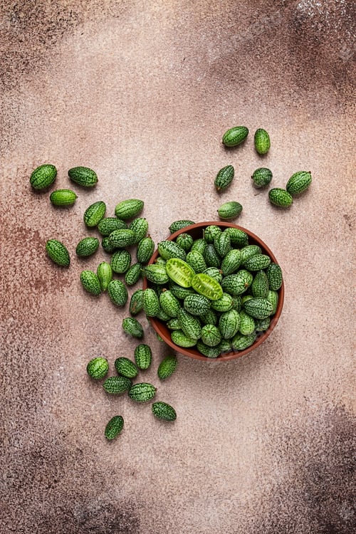 Preview: African cucumber, Mexican cucumber, mouse melon, Melothria,