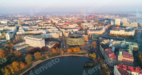 Preview: Hakaniemi cityscape autumn 03