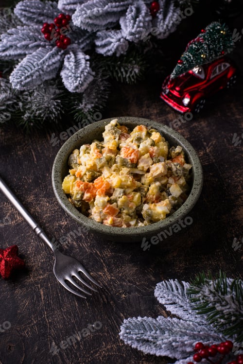 Preview: Traditional russian New Year salad Olivier