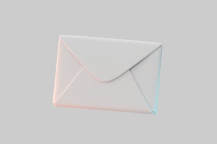 Preview: Clean white envelope design asset