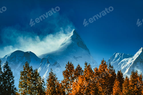 Preview: Dramatic Snow Mountain landscape