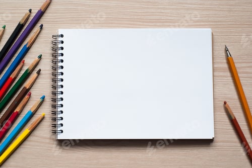 Preview: drawing tools on a desk