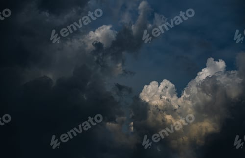 Preview: Cloud storm sky dark rain lightning thunder stormy