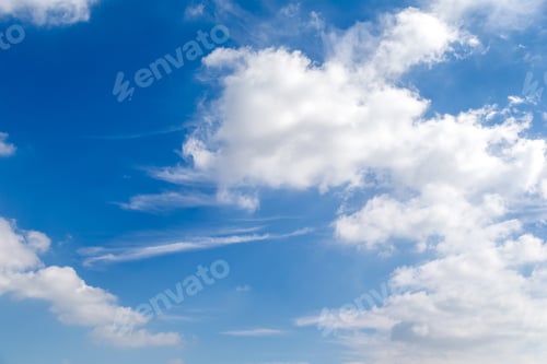 Preview: Blue sky with cloud formations