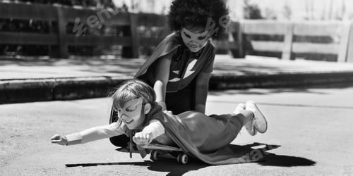 Preview: Children Childhood Super Hero Concept