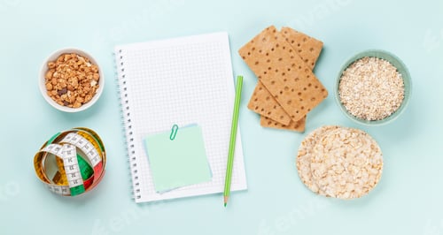 Preview: Healthy food and weigh loss concept