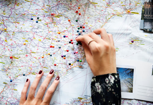 Preview: trip planning with map