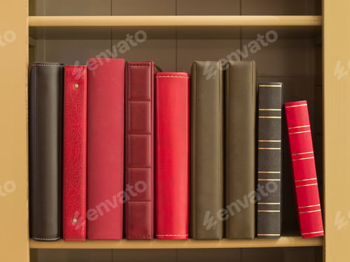 Preview: Books in a bookshelf