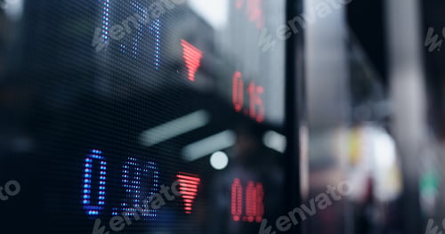 Preview: Stock market price display
